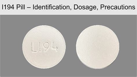 Pill id l194. Things To Know About Pill id l194. 
